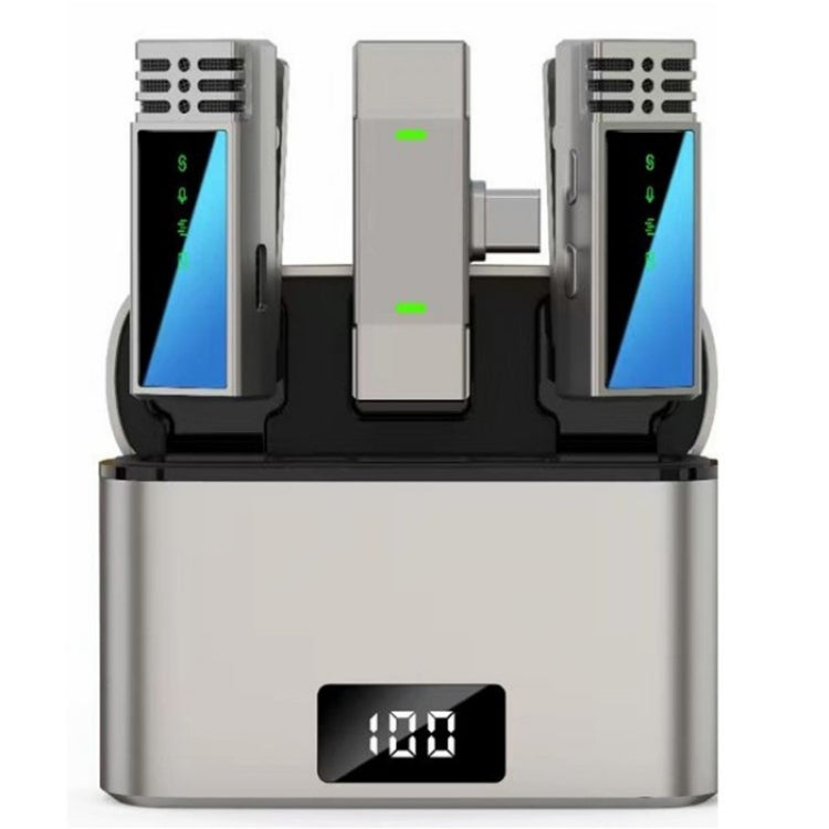 Microfono wireless lavalier 2.4G con porta USB-C/Type-C JMARY MW-15, Type-C Port Microfono wireless lavalier 2.4G con porta USB-C/Type-C JMARY MW-15, Type-C Port